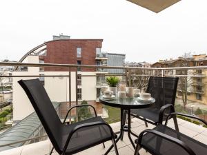 Balkon lub taras w obiekcie VacationClub – Avangard Resort Apartament 23