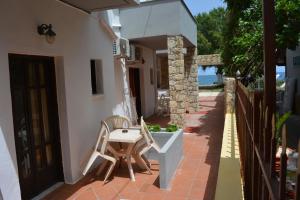 A balcony or terrace at Villa Giorgos