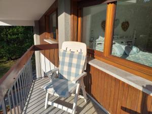Balkón nebo terasa v ubytování B&B dei Laghi