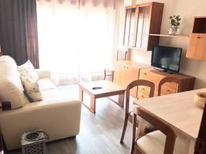 TV a/nebo společenská místnost v ubytování Pisos Centro Ribadesella