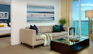 Posezení v ubytování Sole Miami, A Noble House Resort