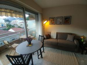 Χώρος καθιστικού στο Studio avec Parking Privé au Cœur de la Ville +21 φωτογραφίες