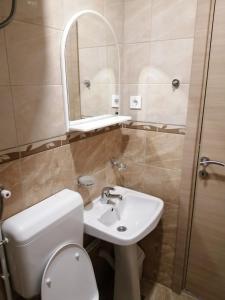 Koupelna v ubytování Studio apartman Olivera