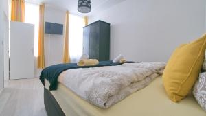 Posteľ alebo postele v izbe v ubytovaní Niko Apartment Vienna