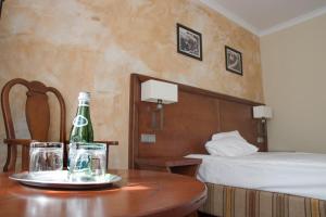 Voodi või voodid majutusasutuse Hotel Rejs toas