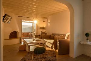 Posezení v ubytování Cova Mykonos Suites