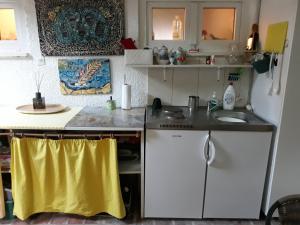 Kuchyň nebo kuchyňský kout v ubytování Villa Fede