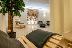 Posezení v ubytování Hotel Wald und See
