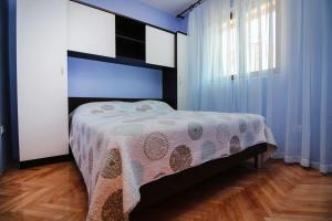 Postel nebo postele na pokoji v ubytování villa red hill