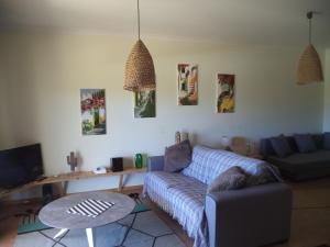 Χώρος καθιστικού στο Apartamento Claudia