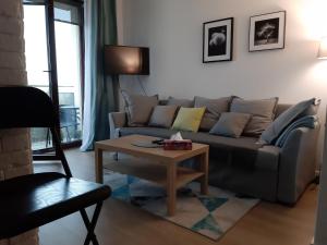 Posezení v ubytování Apartament Zamojska - GarwoNocka