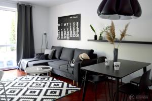 Posedenie v ubytovaní APARTAMENT TARASY GDYNI z OGRÓDKIEM