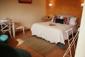 Posteľ alebo postele v izbe v ubytovaní Hotel Sant Joan