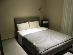 Tempat tidur dalam kamar di Sofie's Choice Mytilini