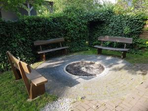 Vonkajšia záhrada v ubytovaní Domek Pod Gruszą