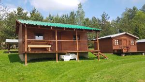 Budynek, w którym mieści się domek letniskowy