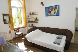 Posteľ alebo postele v izbe v ubytovaní Central apartment with beautiful sea view