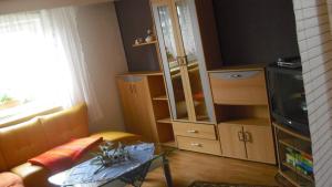 Posezení v ubytování Ferienwohnung Schroiff