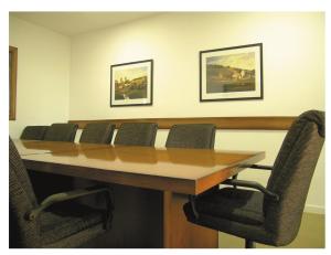 The business area and/or conference room at Elegance Hotel