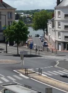Vista general de Saumur o vistes de la ciutat des de l'apartament
