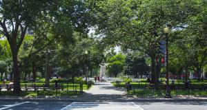 Taman di luar The Dupont Circle Hotel