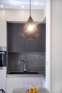 Kuchyň nebo kuchyňský kout v ubytování Apartments HUGO 2