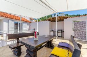 Et opholdsområde på Apartment Mirjana