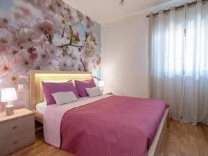 Posteľ alebo postele v izbe v ubytovaní Onyx city Center Apartment With parking