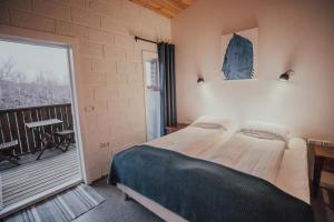 Postel nebo postele na pokoji v ubytování Birkilauf