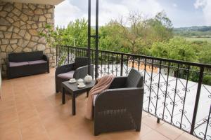 Balkón alebo terasa v ubytovaní Deluxe Apartments