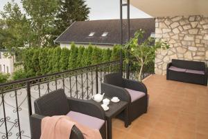 Balkón alebo terasa v ubytovaní Deluxe Apartments