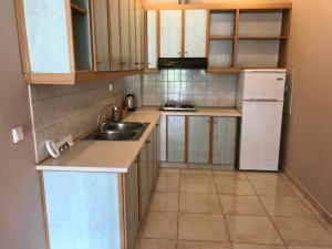 Kuchyň nebo kuchyňský kout v ubytování Petros Rooms & Apartments
