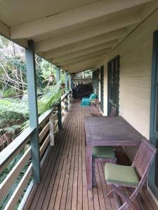 A balcony or terrace at Warburton Holiday House