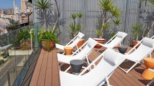 Balkón nebo terasa v ubytování Hotel Montemar