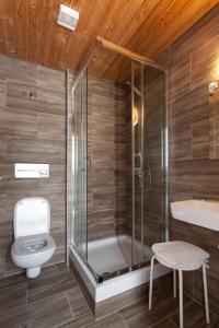 Ein Badezimmer in der Unterkunft Hotel Petra