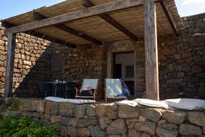 Patio alebo iná vonkajšia časť ubytovania I Dammusi Sapori di Pantelleria