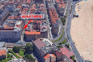 Widok na miasto San Sebastian z tego apartamentu