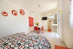 A bed or beds in a room at LE NOBILI DIMORE - appartamenti a Gallipoli