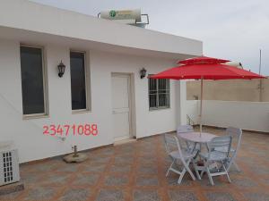 Ban công/sân hiên tại APPARTEMENT "DINA" Kélibia
