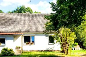 Das Gebäude in dem sich die Pension befindet