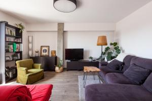 Χώρος καθιστικού στο Apartamento Egia