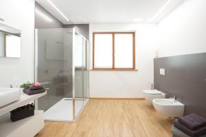 Koupelna v ubytování Casa al Molino