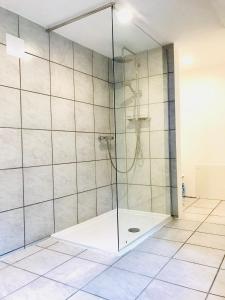 Et badeværelse på Mariazeller Resort Landliebe + 24 billeder