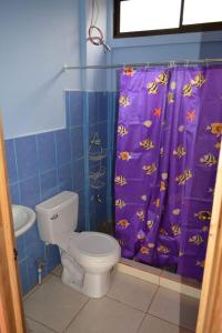 Et badeværelse på Finca Eco-amigable La Amistad