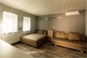 Posezení v ubytování Toszkána Apartmanház