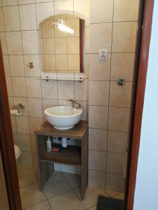 Et badeværelse på Pokoje Na Złotych Wydmach