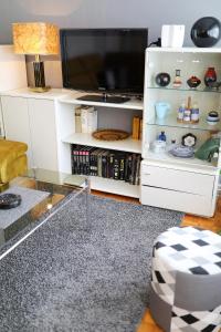 Televízia a/alebo spoločenská miestnosť v ubytovaní Apartment Ana & Marko