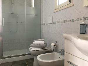 Koupelna v ubytování Villa La Vigna