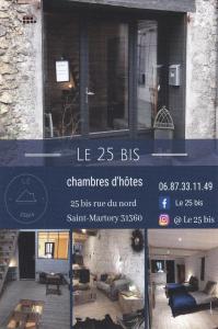 Saint-Martory的住宿－le 25bis，家具商店入口的标志