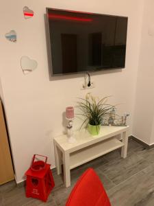 TV a/nebo společenská místnost v ubytování Apartment Futura
